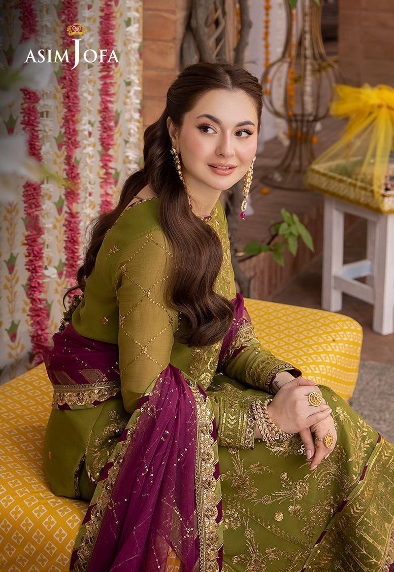 Chiffon Embroidered Luxury Unstitched 3PC – Pakistani Formal Wear