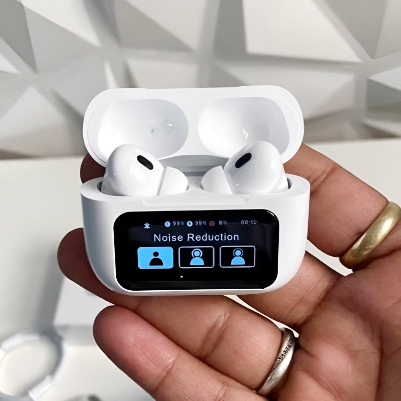 A9 Pro Earbuds Ancenc Dauble Dark Tuch Screen Display Noise Reduction Wireless Earbuds