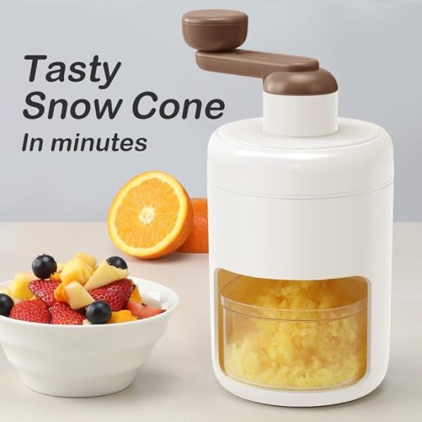 Gola Ganda Maker - Portable Manual Ice Crusher Multi-function Hand Shaved Ice Machine