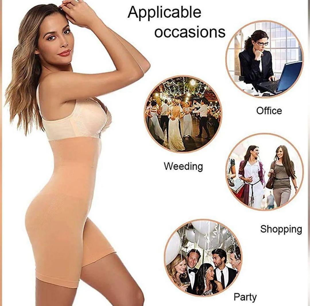 Lightweight Breathable Spandex Waist Half Body Shaper – Golden