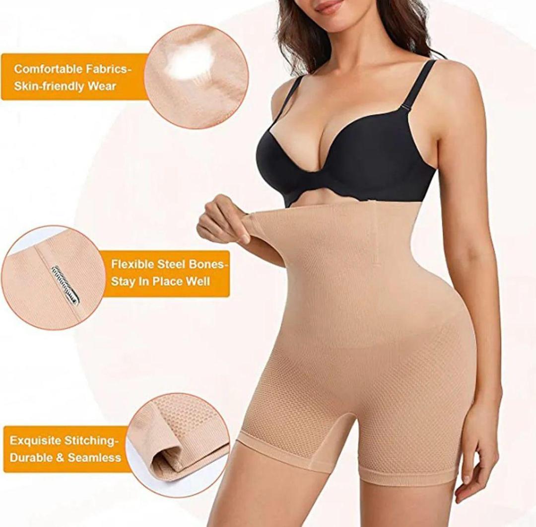 Lightweight Breathable Spandex Waist Half Body Shaper – Golden