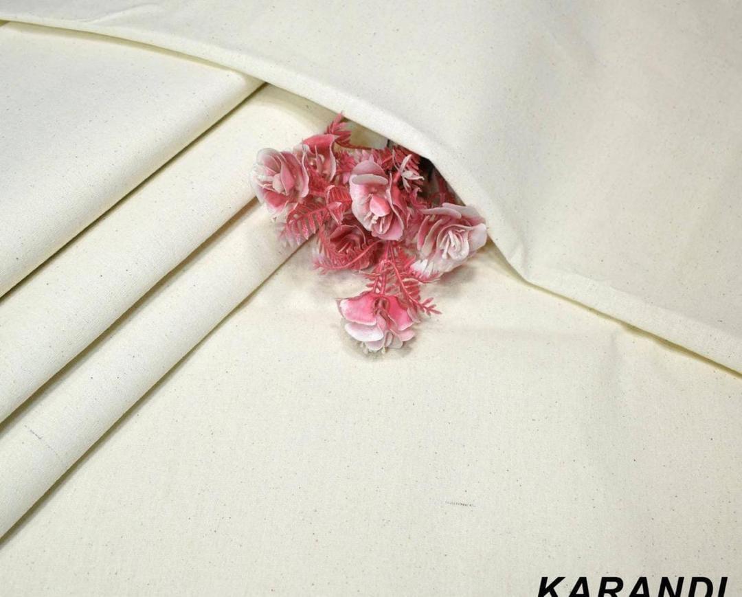 Men’s Unstitched Karandi Plain Suit  | Mid Season Collection