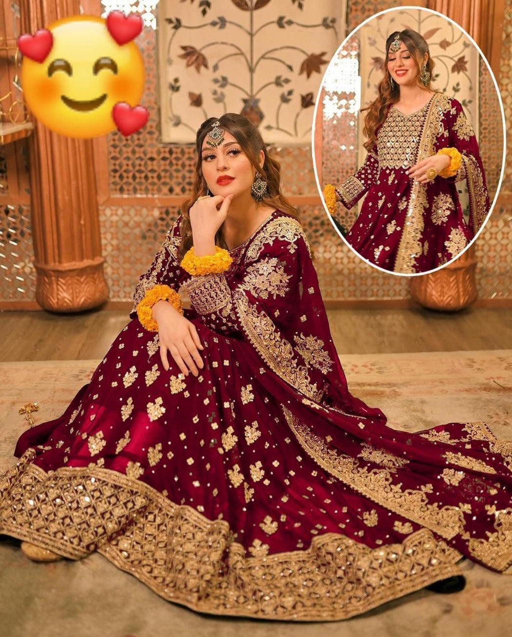 3 Pcs Women's Stitched Chiffon Embroidered Maxi Suit | Formal Wear