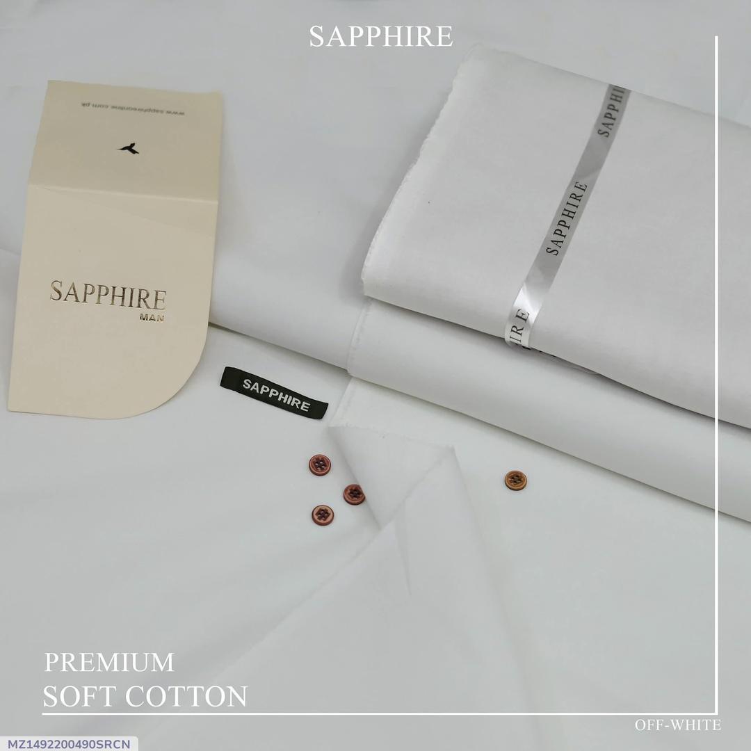 Men’s Unstitched Cotton Plain Suit – Summer Collection