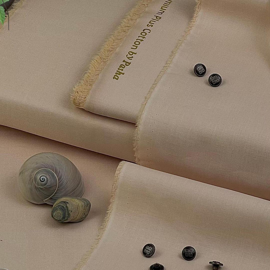 PASHA Brand Soft Cotton – PREMIUM PLUS | Men’s Unstitched Suit | Summer Collection