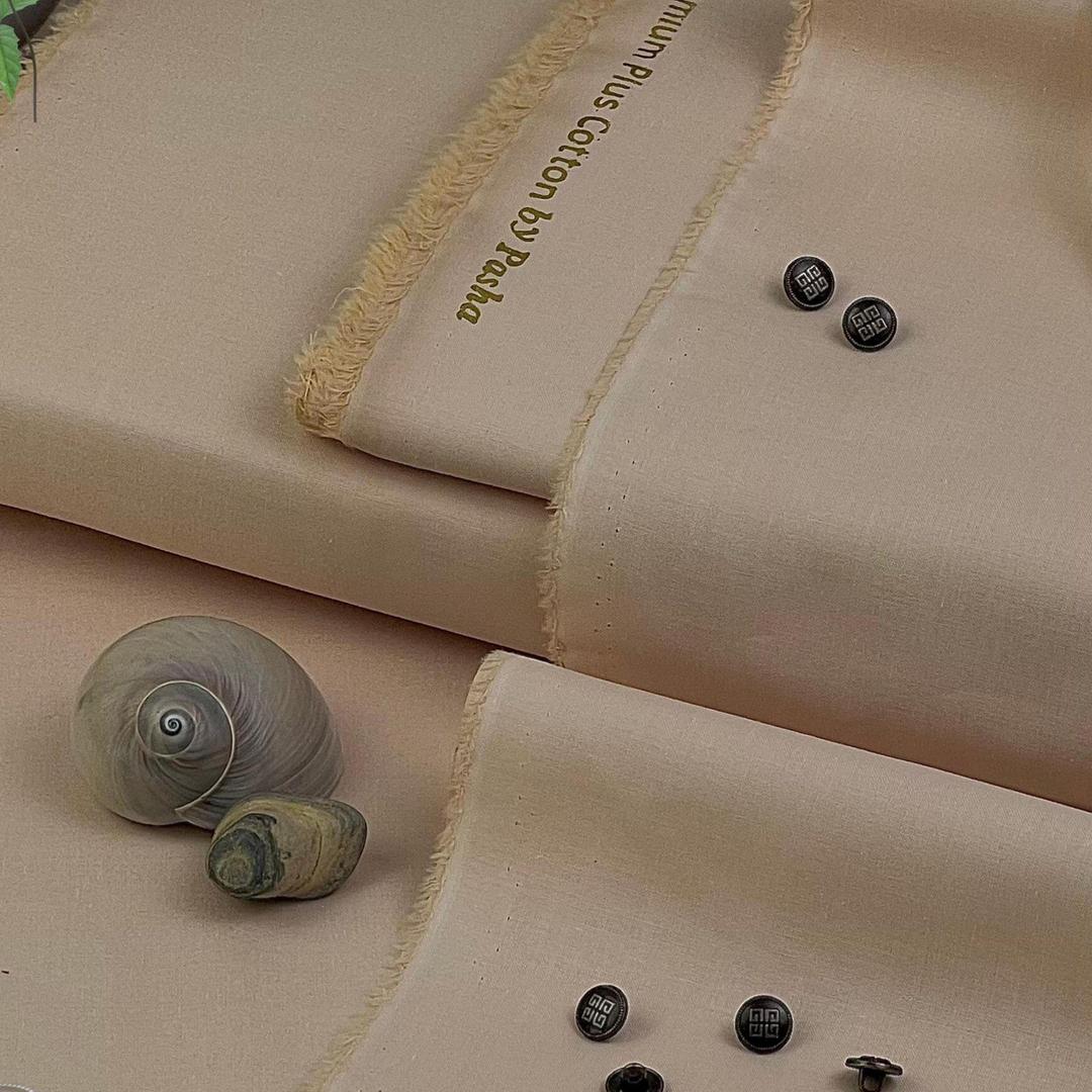 PASHA Brand Soft Cotton – PREMIUM PLUS | Men’s Unstitched Suit | Summer Collection