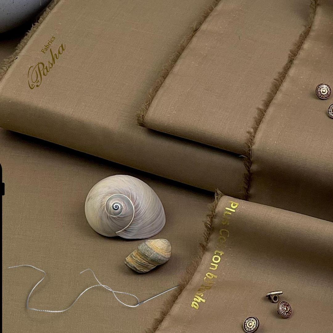 PASHA Brand Soft Cotton – PREMIUM PLUS | Men’s Unstitched Suit | Summer Collection