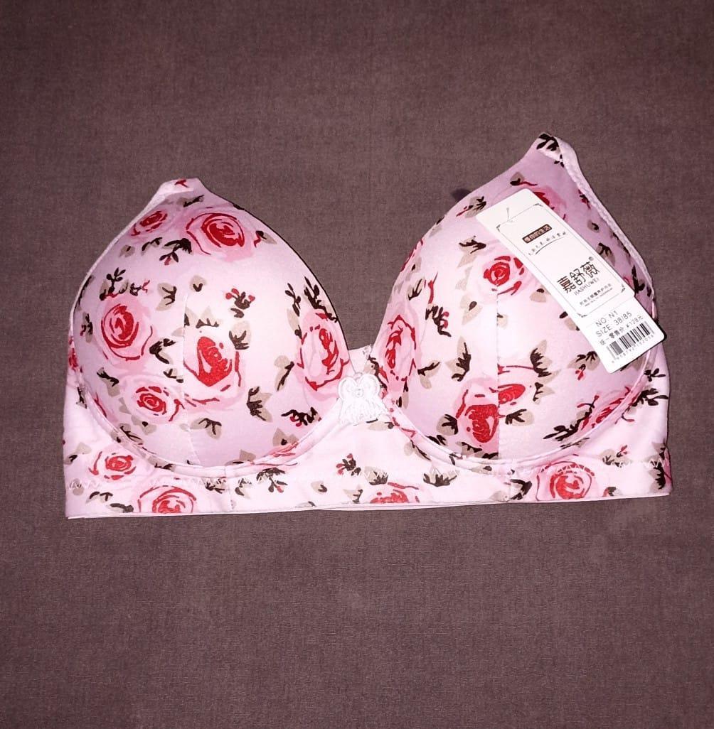 Cotton Printed Comfortable & Breathable Padded Bra – Everyday Wear