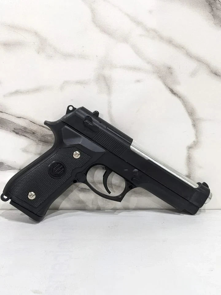Metal Toy Gun | Heavy Real-Like BERETTA Black – High Quality Hard Plastic Grip