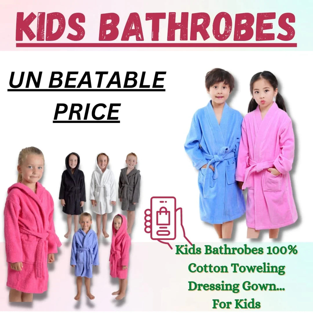 Premium Quality Kids Bathrobe – Soft & Cozy