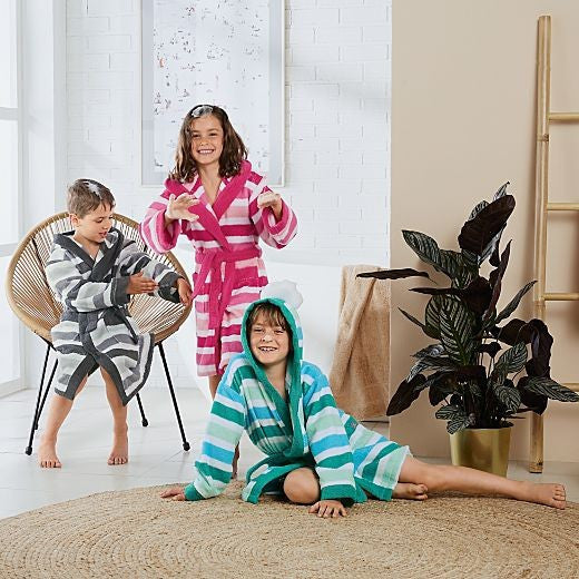 EXPORT QUALITY KIDS HOODED BATHROBE - Soft, Durable, and Cozy for Little Ones