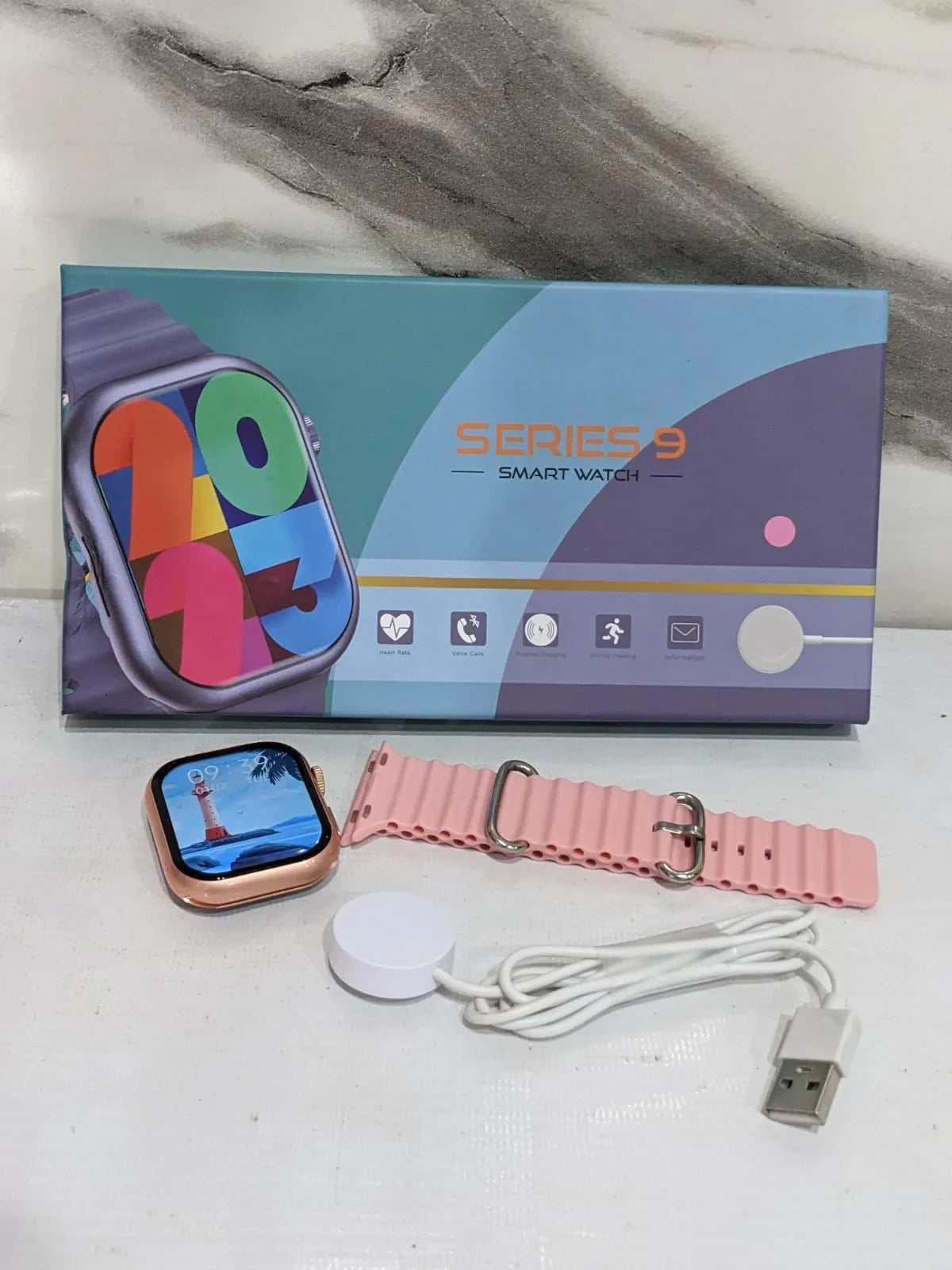 W9 Ultra Smart Watch – Advanced Fitness & Notification Tracker