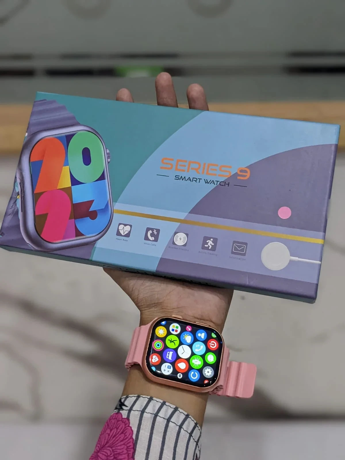 W9 Ultra Smart Watch – Advanced Fitness & Notification Tracker