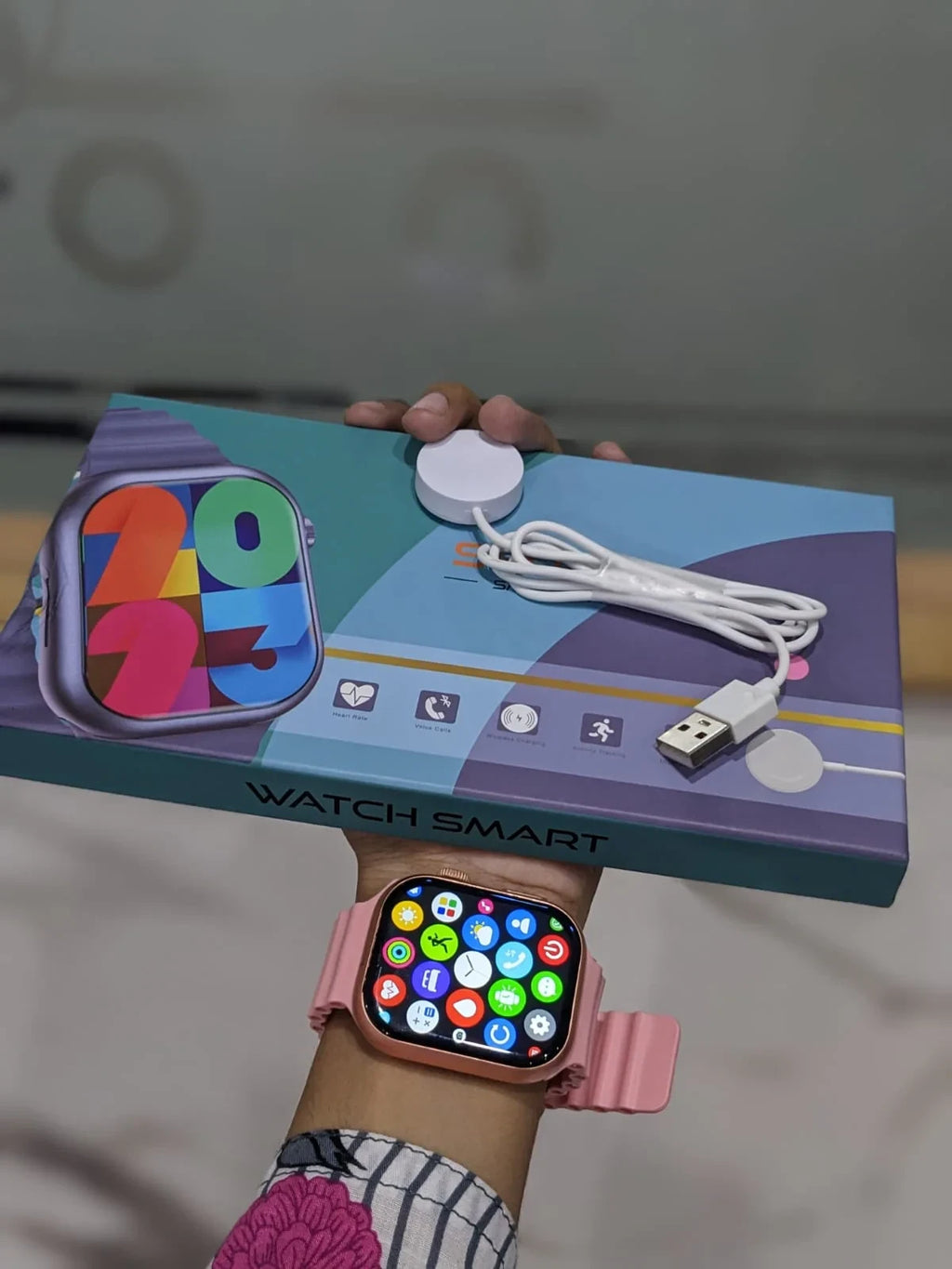 W9 Ultra Smart Watch – Advanced Fitness & Notification Tracker