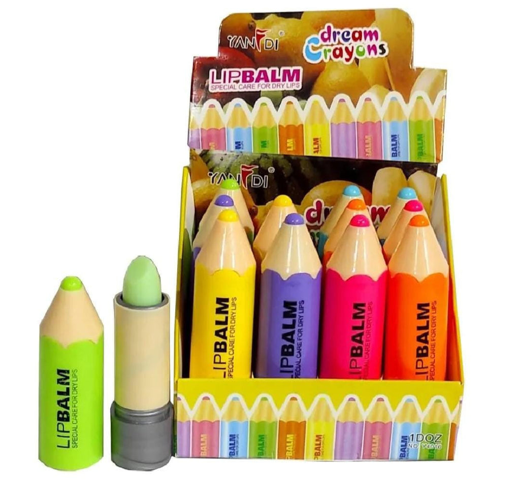 Moisturizing 12 In 1 Lip Balm Set - Multicolor Charm Pack (12 Pcs)