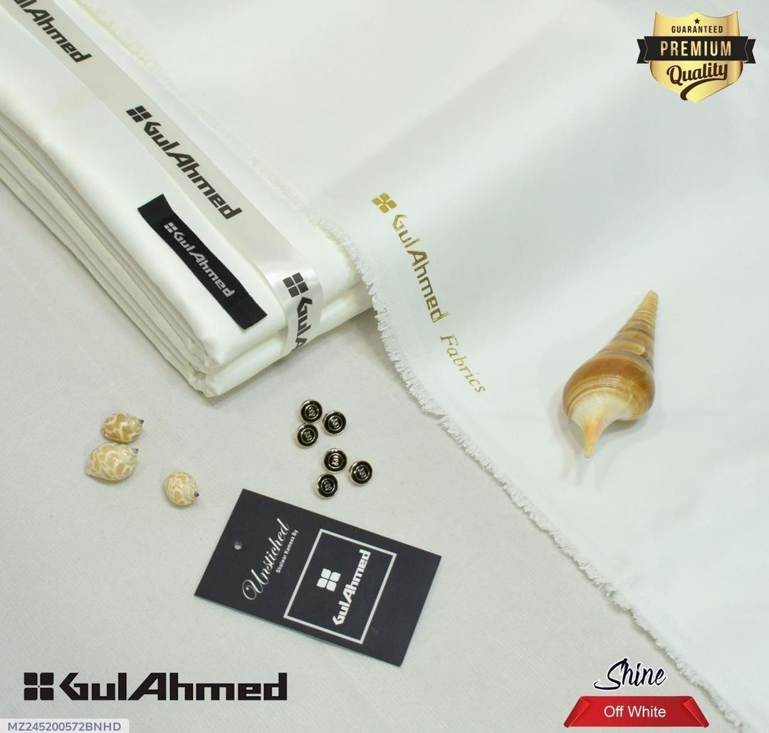 Men’s Unstitched Cotton Sootton Plain Suit ✓ – Pakistani Gents Wear