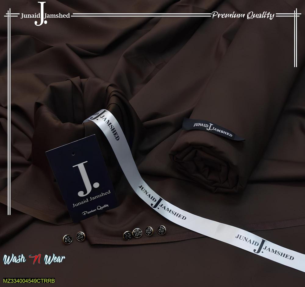 Men’s Unstitched Wash & Wear Plain Suit | All Season Collection