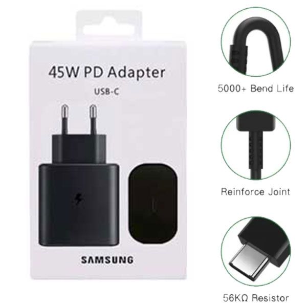 45W Samsung Super Fast Charger | Type-C to Type-C PD Global Certified