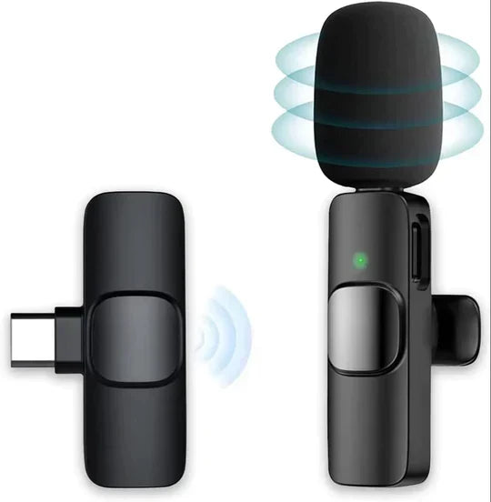 K8 Type-C Wireless Microphone | Clear Audio for Vlogs, Streaming & Recording