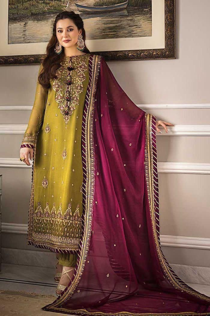 Chiffon Embroidered Luxury Unstitched 3PC – Pakistani Formal Wear