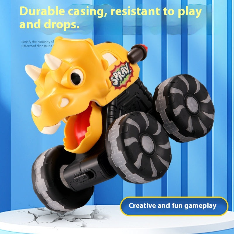 Inertial Sliding Model Light Pressing Dinosaur Toy Car | Fun Kids Vehicle with Lights & Sound