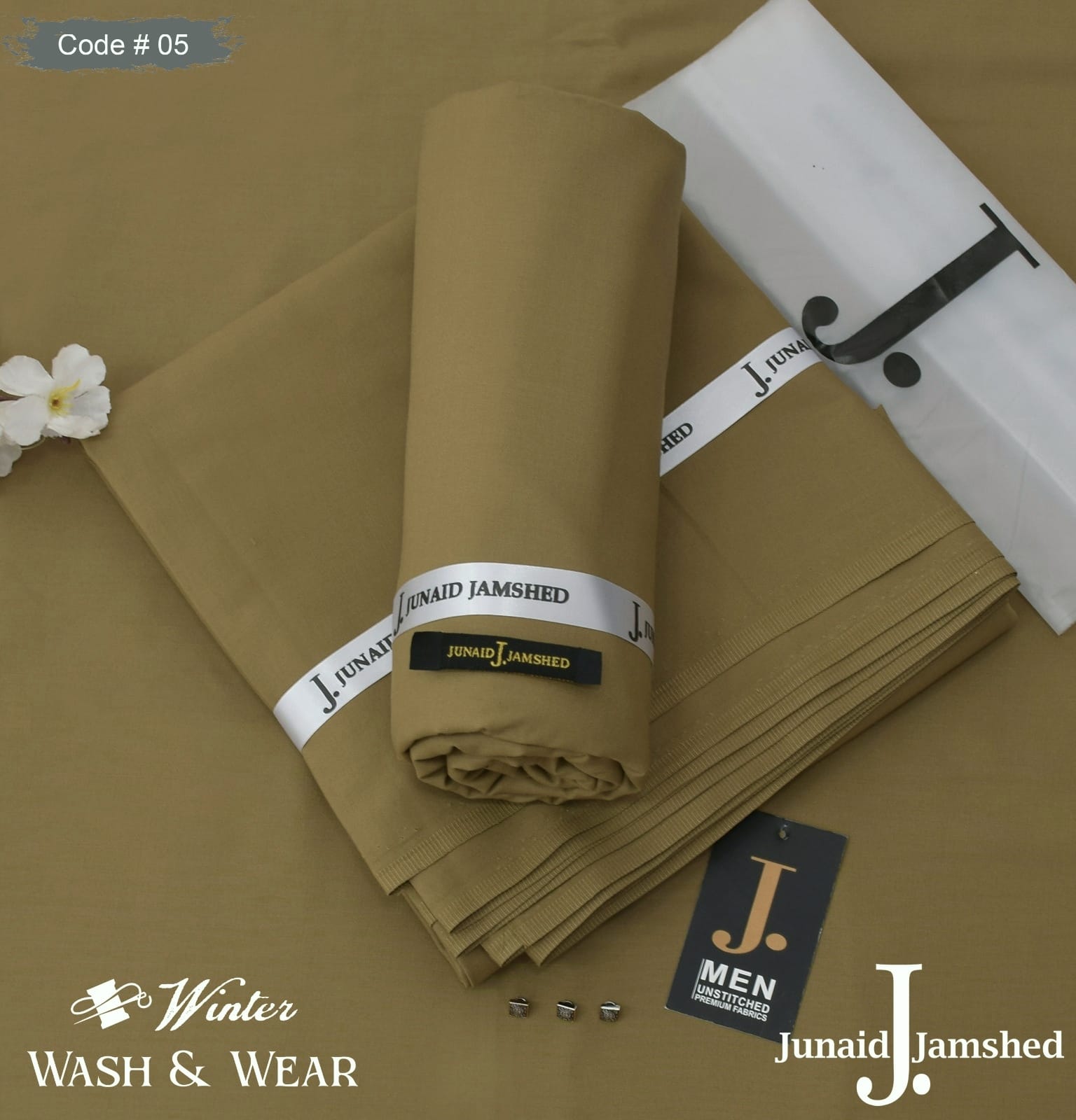 Noor-e-Libaas | JUNAID JAMSHID Men's Luxury Winter Wash & Wear Shirt