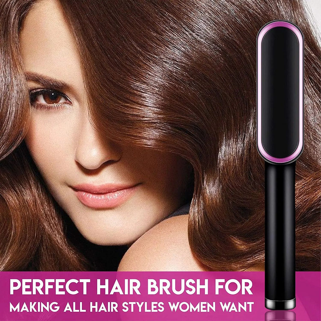 909 Hair Straightener Brush | Comb Style Hair Styling Tool for Girls