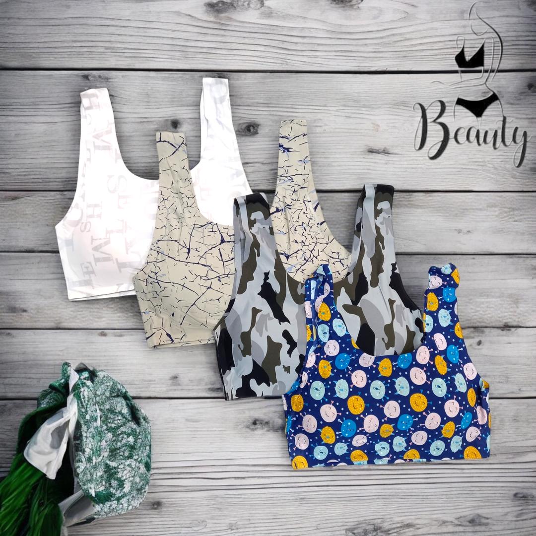 Women’s Multicolor Printed Padded Bra – Malai Fabric | Seamless & Comfortable