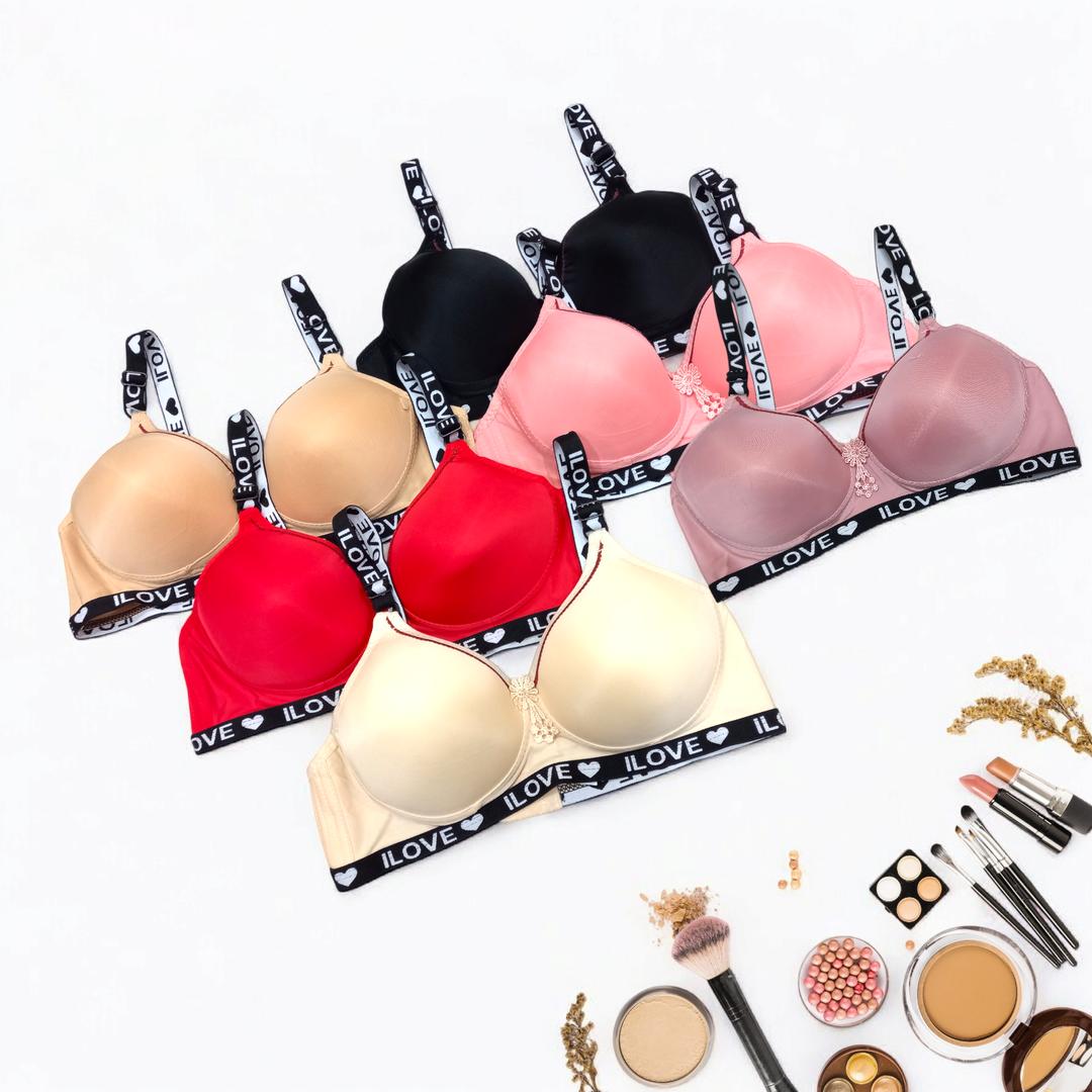 Women’s Multicolor Silk Push-Up Padded Bra | Luxury Comfort & Support