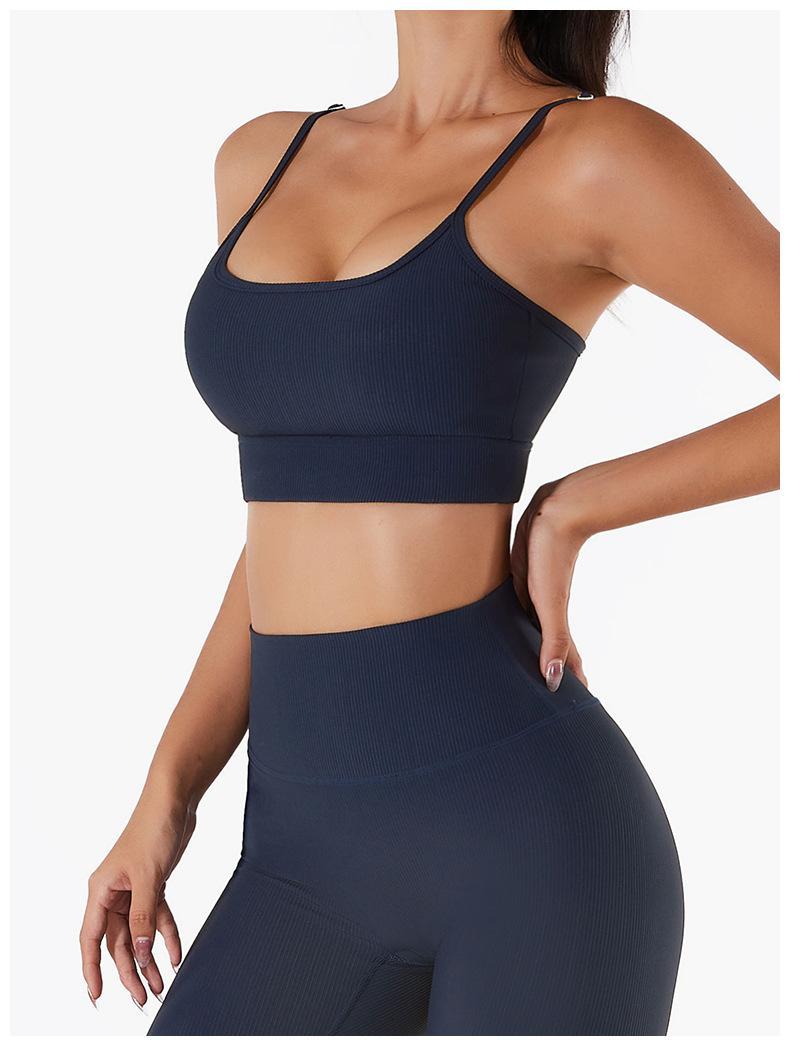 Women’s Multicolor Jersey Sports Bra – V-Shape | Non-Padded & Breathable