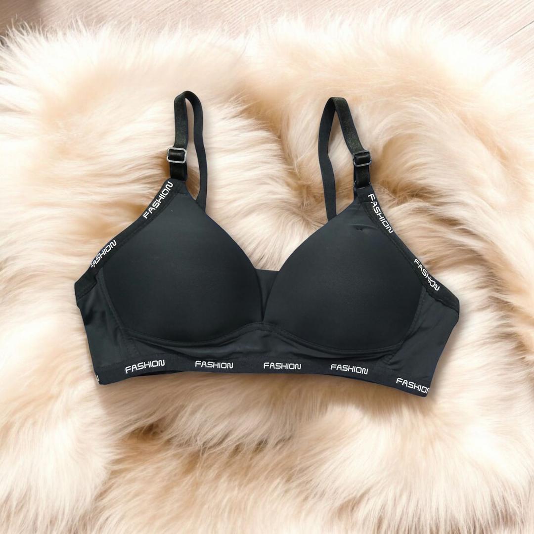 Women’s Silk Push-Up Padded Bra – Wireless & Back Closure