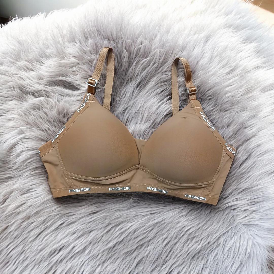 Women’s Silk Push-Up Padded Bra – Wireless & Back Closure