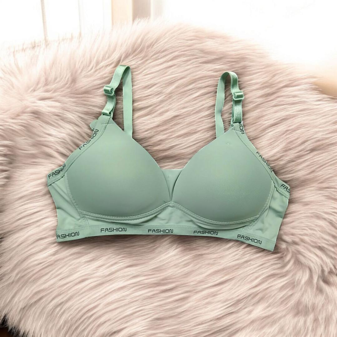 Women’s Silk Push-Up Padded Bra – Wireless & Back Closure