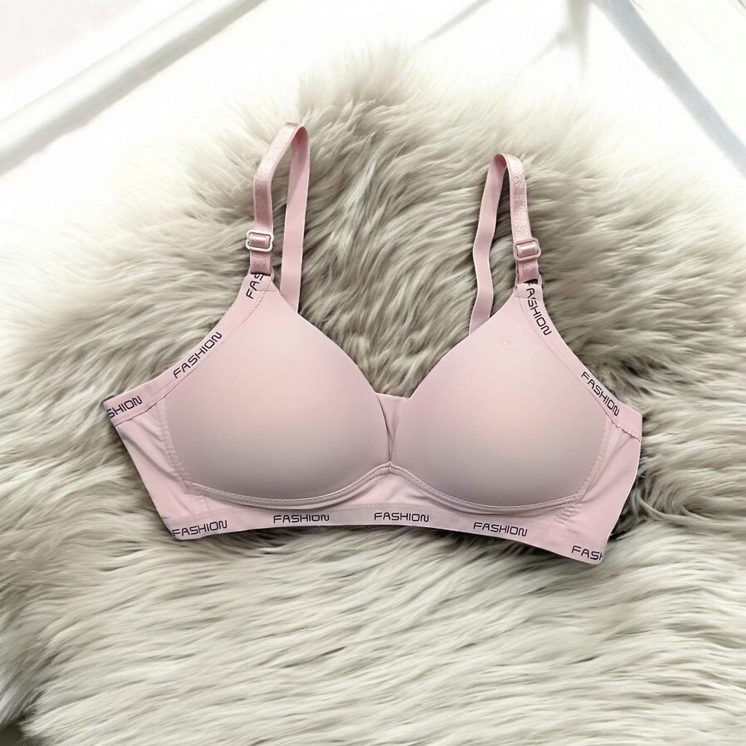 Women’s Silk Push-Up Padded Bra – Wireless & Back Closure