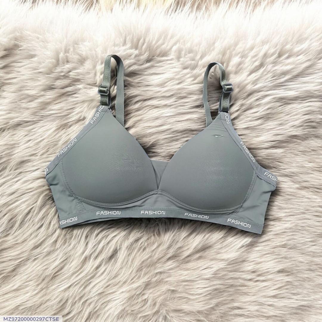 Women’s Silk Push-Up Padded Bra – Wireless & Back Closure