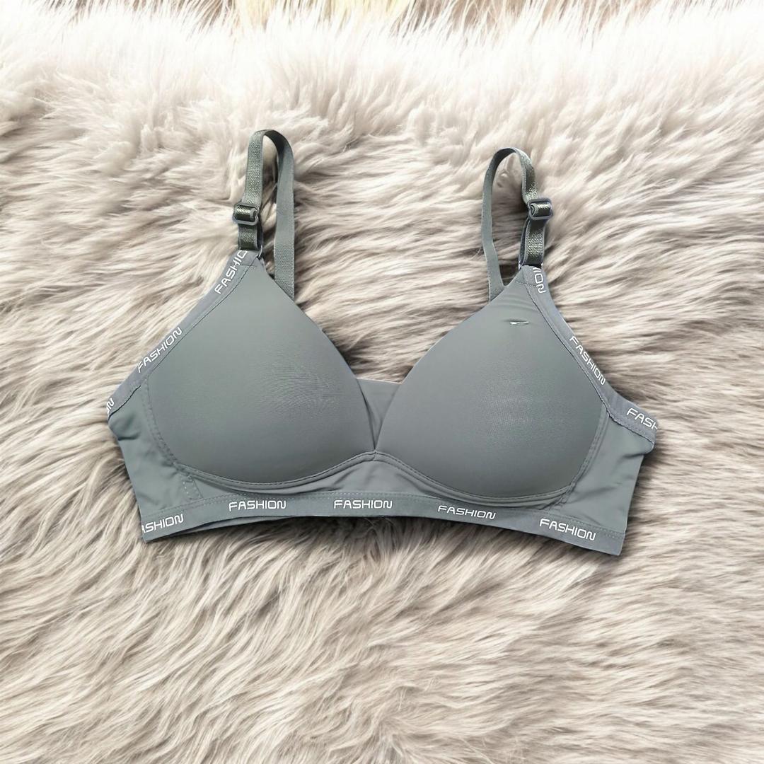 Women’s Silk Push-Up Padded Bra – Wireless & Back Closure