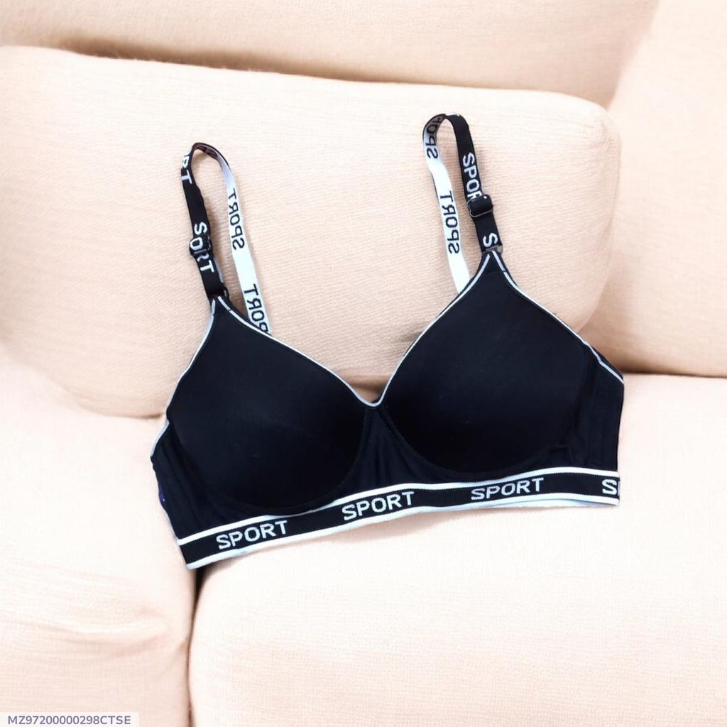 Women’s Silk Push-Up Padded Bra – Wireless & Back Closure