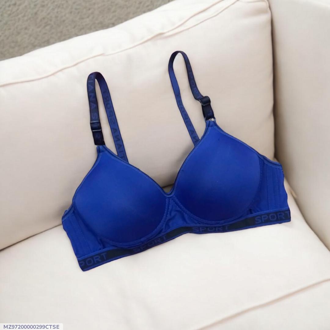 Women’s Silk Push-Up Padded Bra – Wireless & Back Closure