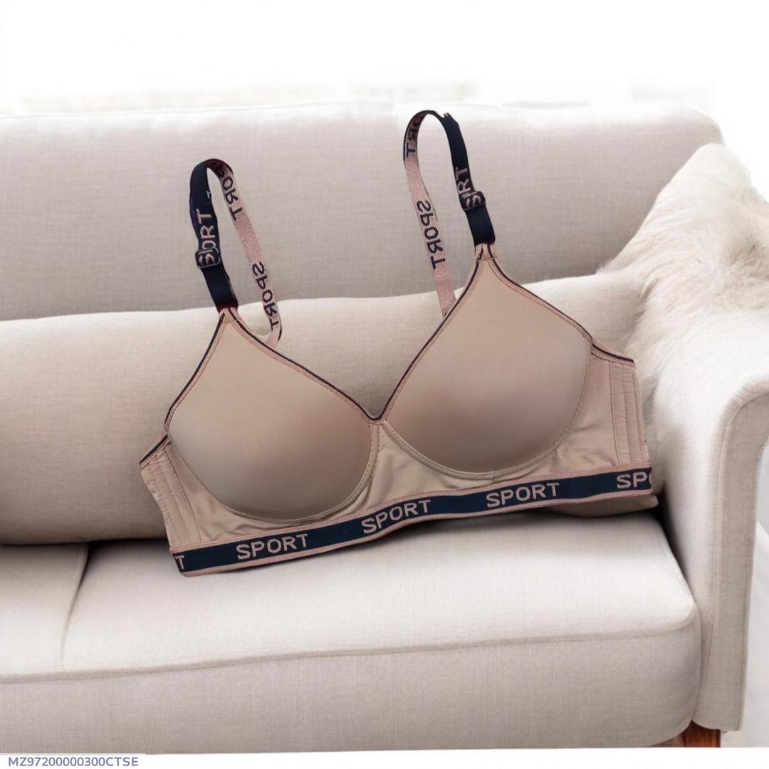 Women’s Silk Push-Up Padded Bra – Wireless & Back Closure