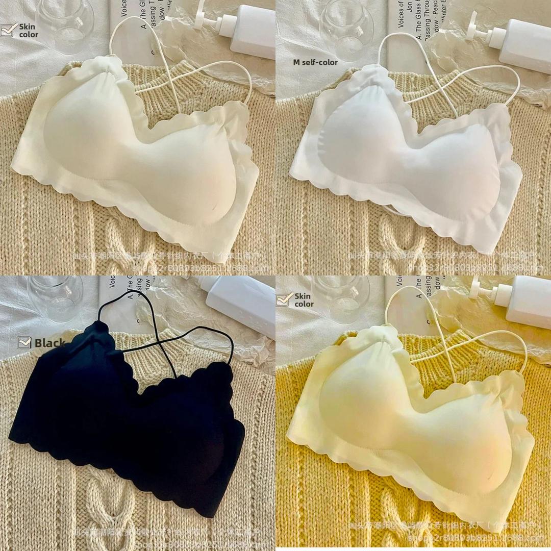 Women’s Malai Padded Bra – Korean Style | Off White, Comfortable & Anti-Sagging