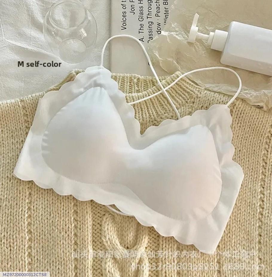 Women’s Malai Padded Bra – Korean Style | Off White, Comfortable & Anti-Sagging