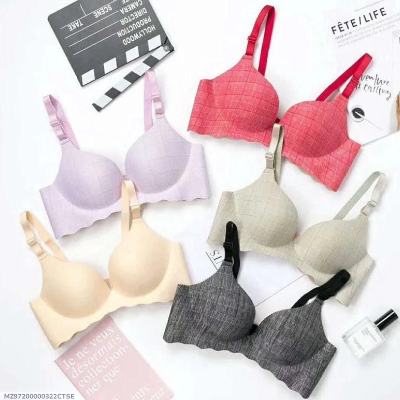 Multicolor Silk Push Up Bra – Comfortable & Lightweight | Women’s Lingerie