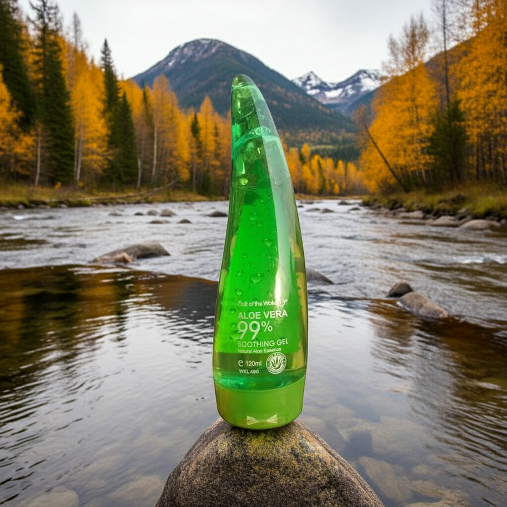 Aloe Vera Smoothing & Moisture Gel – 100% Pure Face and Body Hydrating Gel (160ML)