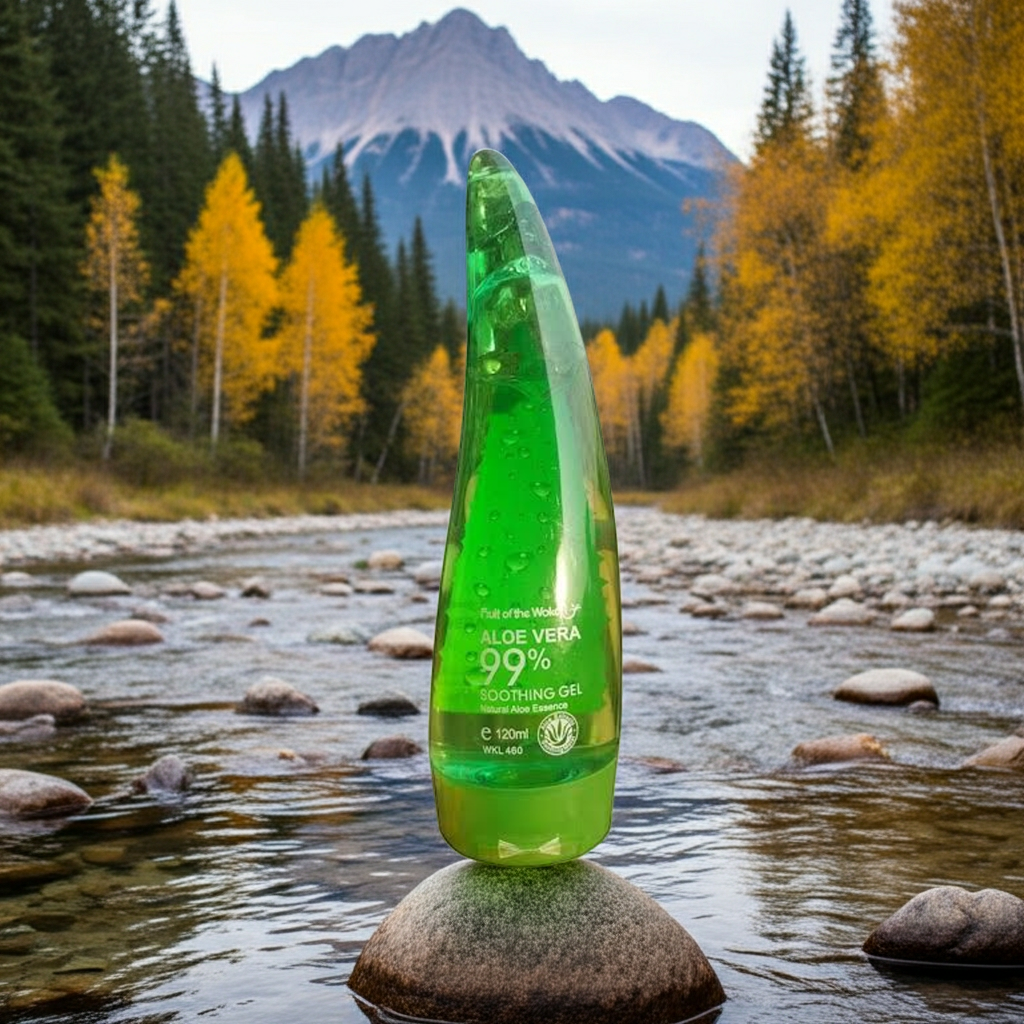 Aloe Vera Smoothing & Moisture Gel – 100% Pure Face and Body Hydrating Gel (160ML)