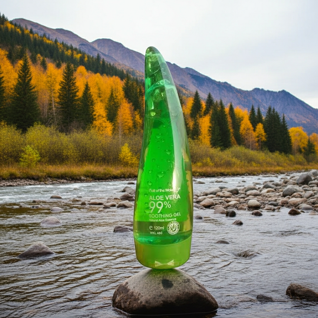 Aloe Vera Smoothing & Moisture Gel – 100% Pure Face and Body Hydrating Gel (160ML)