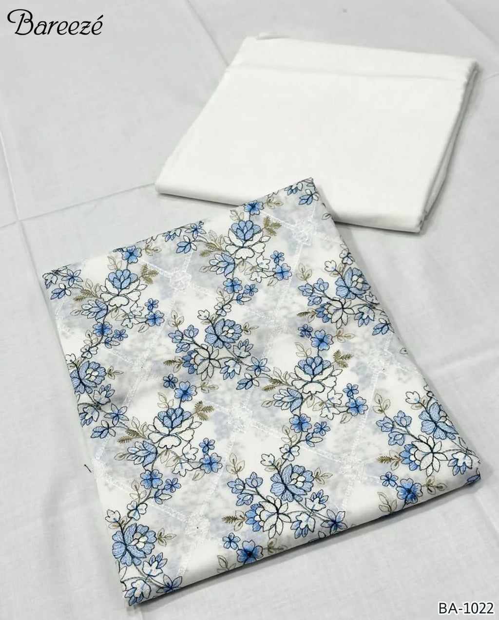 Women’s Winter Collection – MIX Brand Dhanak Embroidered 2PC Suit with Dyed Trouser