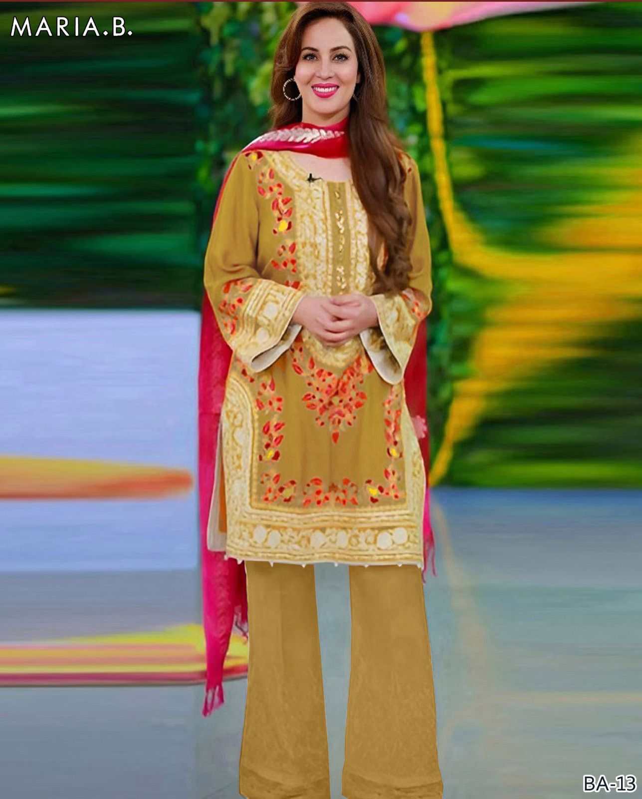 Women’s Winter Collection – MIX Brand Dhanak Embroidered 2PC Suit with Dyed Trouser