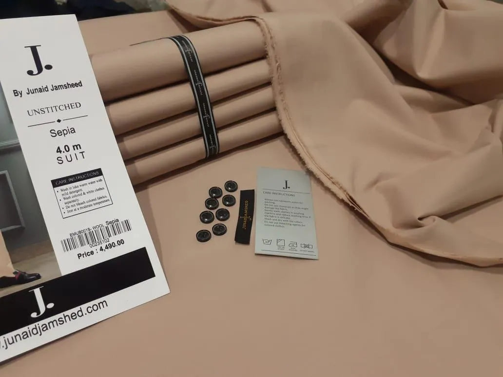 Men’s Unstitched Wash & Wear Plain Suit | All Season Collection