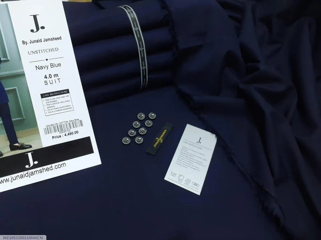 Men’s Unstitched Wash & Wear Plain Suit | All Season Collection