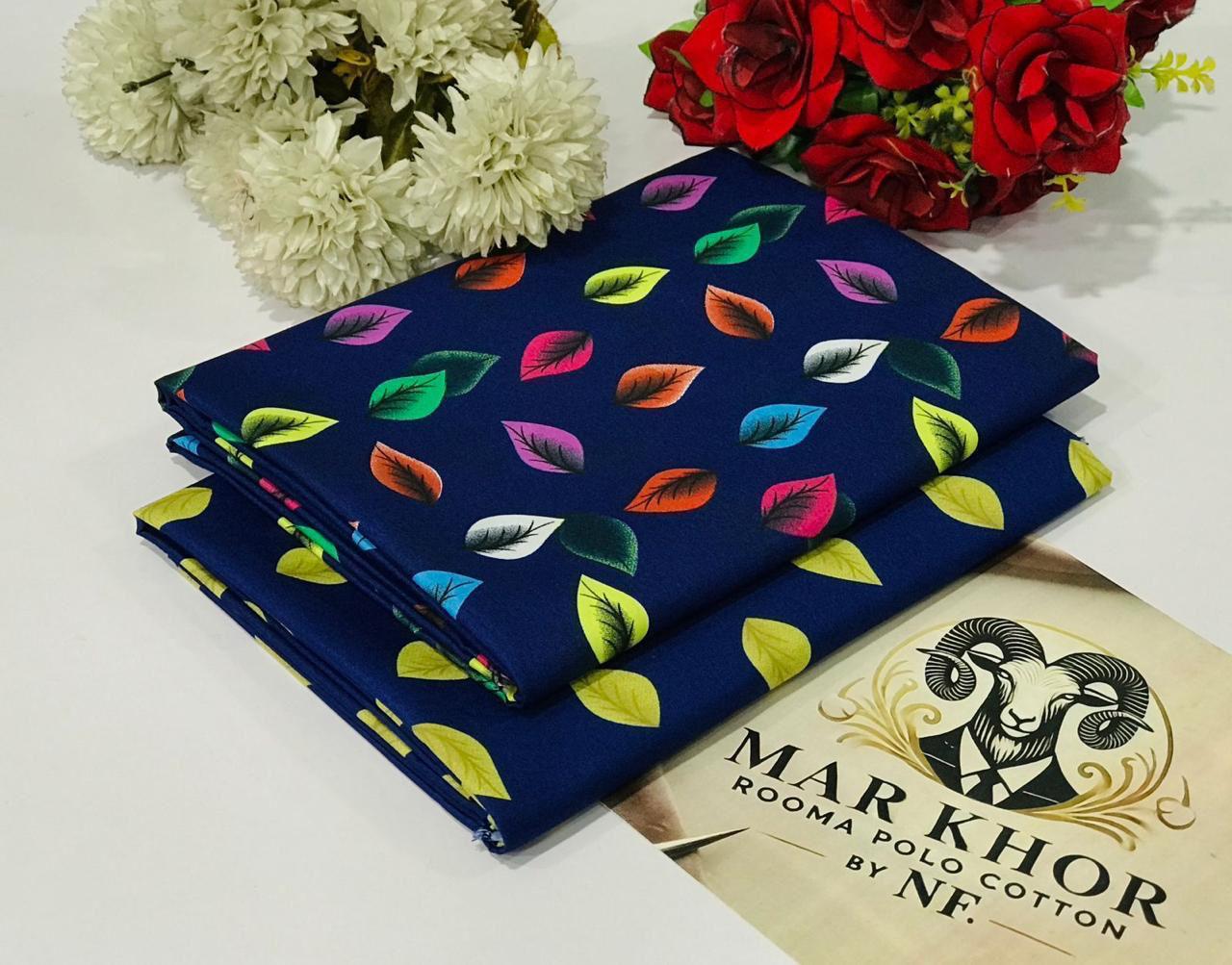 2 Pcs Floral Digital Printed Shirt & Trouser Collection – Micro Polo Cotton